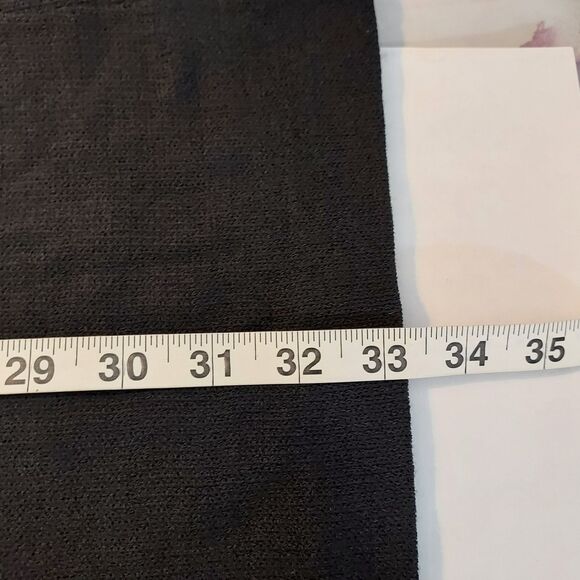 St John Collection Marie Gray Black Dress Santana Knit Stretch Size 2 VTG Flaw - Picture 12 of 12